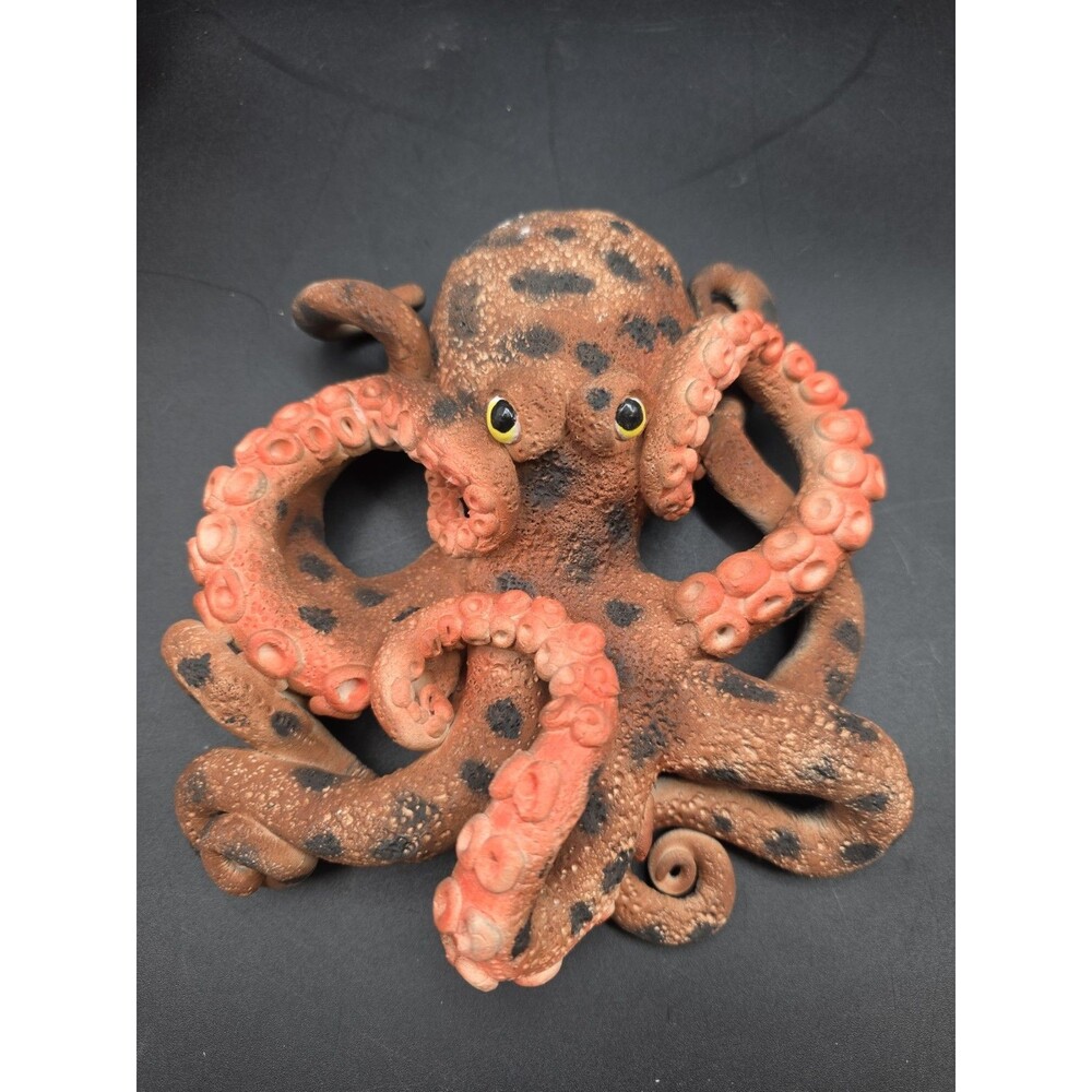 Whimsical Bill Penn Kooky Ceramics Octopus Wall Figure